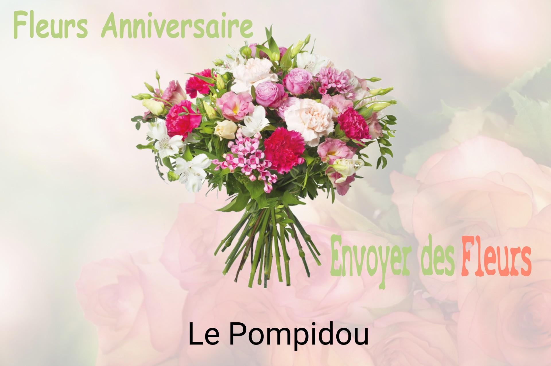 Bouquet de fleurs d’anniversaire livré à Le Pompidou
