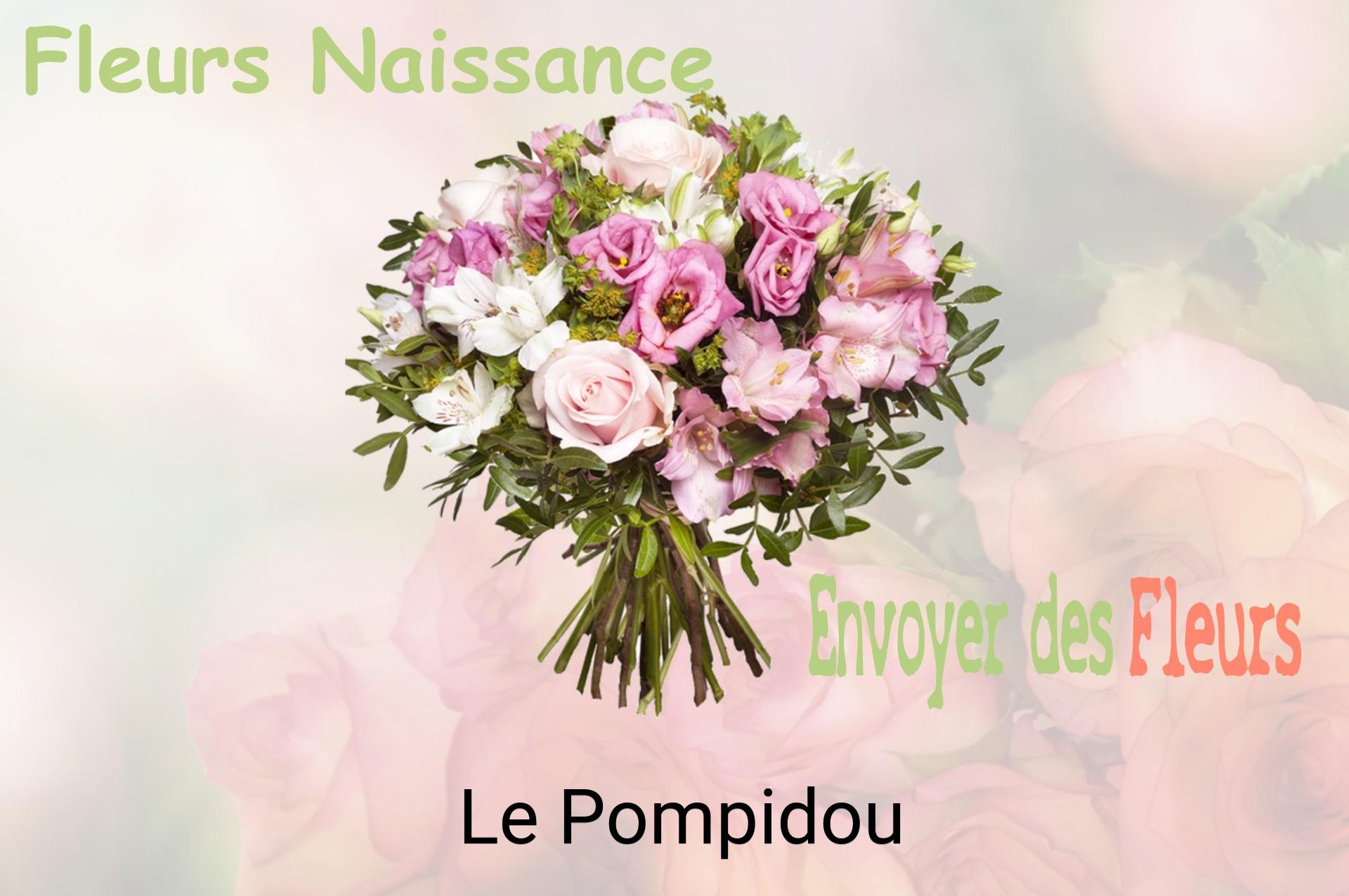 Bouquet de fleurs de naissance livré à Le Pompidou